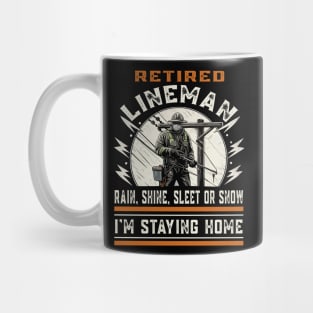 Retired Lineman Mug